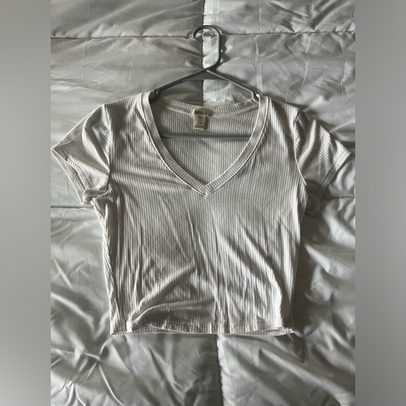 Bozzolo Tops - White crop top size Medium